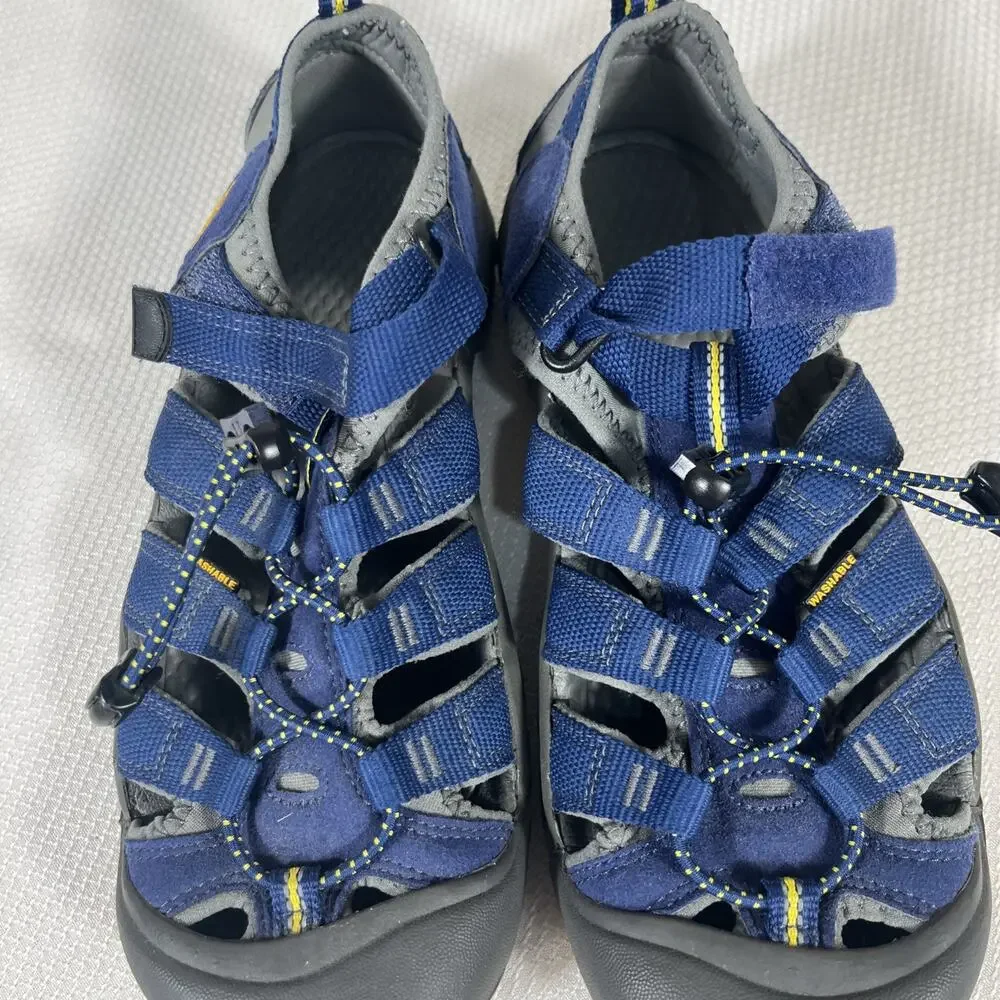 Keen Canteen Sandals Men's 6 Blue Gray Closed Toe Water‎ Shoe Hiking Newport